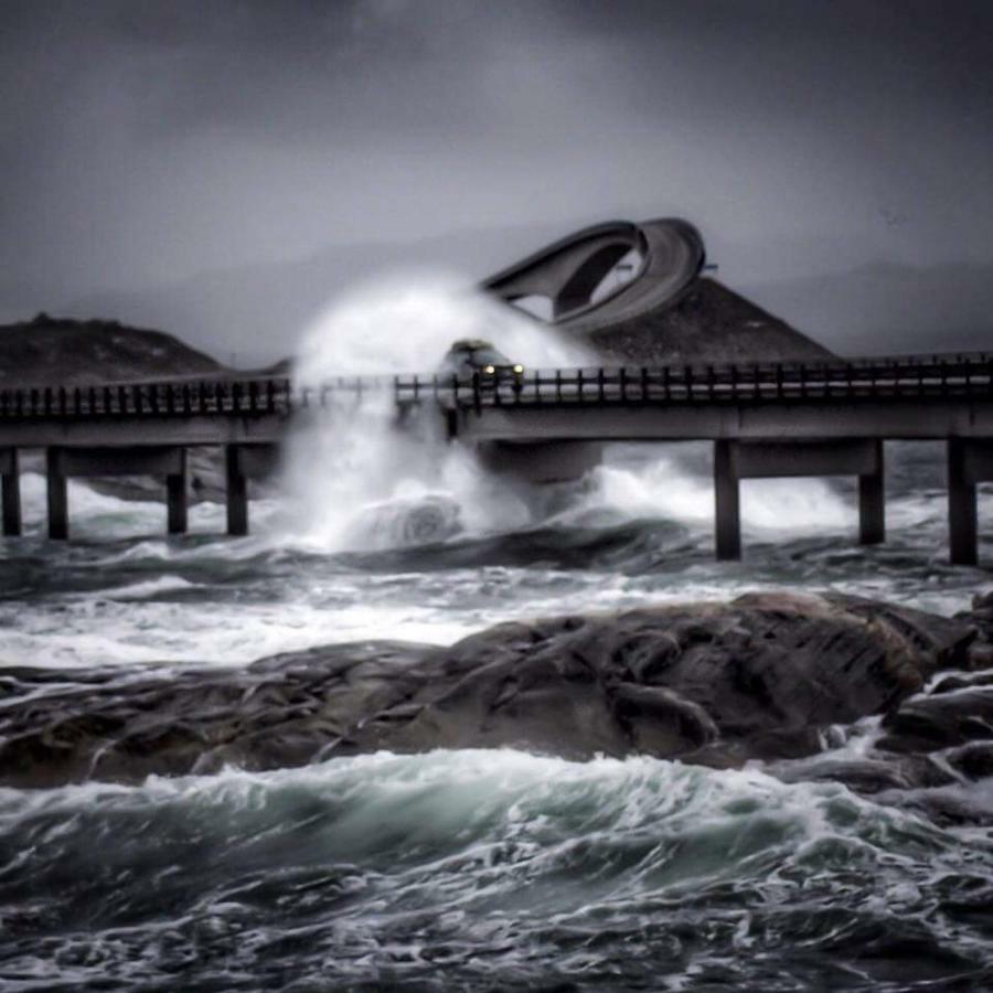 شقة Ola Bua Near The Atlantic Road Lyngstad المظهر الخارجي الصورة
