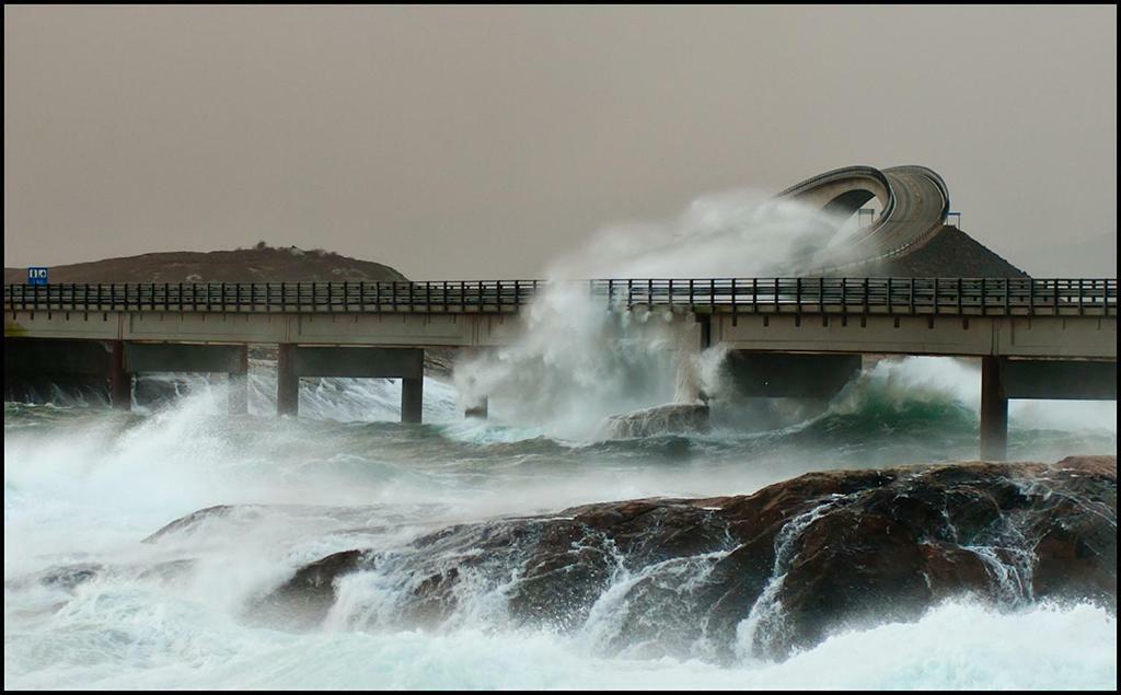 شقة Ola Bua Near The Atlantic Road Lyngstad المظهر الخارجي الصورة